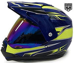 HHH DOT Youth &amp; Kids Helmet | Dirt Bike | ATV | MX | Off-Road | Yellow