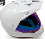 HHH DOT Youth &amp; Kids Helmet | Dirt Bike | ATV | MX | Off-Road | White