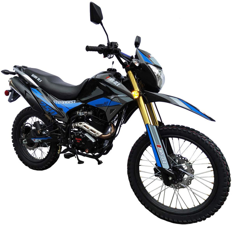 Hawk DLX 250cc DOT Dirt Bike | EFI | Digital Dash | Street Legal