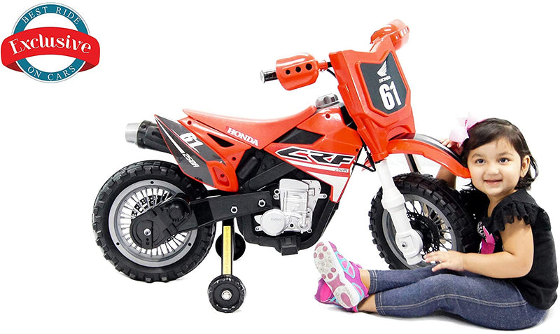 Best Ride On Cars Honda CRF250R Dirt Bike | 6V Kids Ride On