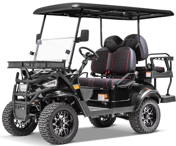 Kruiser Electric Golf Cart | 4-Passenger Electric Golf Cart | Black