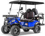 Electric Golf Cart Kruiser 5000W | 48V 4-Passenger LSV | Red