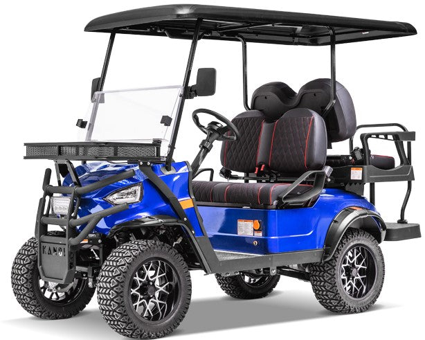 Kruiser Electric Golf Cart | 4-Passenger Electric Golf Cart | Blue