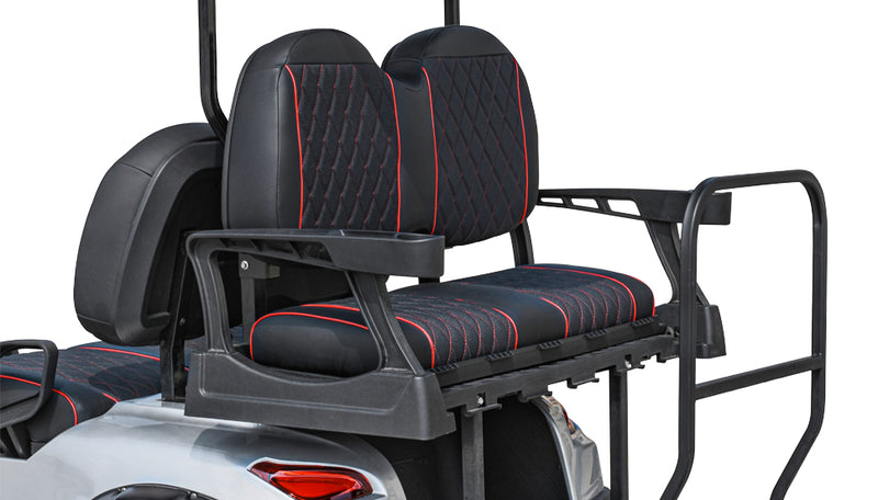Electric Golf Cart Kruiser 5000W | 48V 4-Passenger LSV | Red
