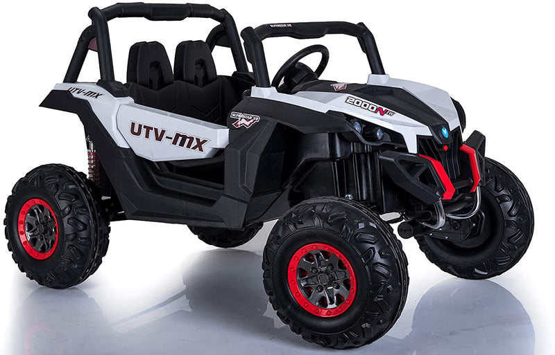 Best Ride On Cars Lightning UTV | 12V | 4 Motors | White