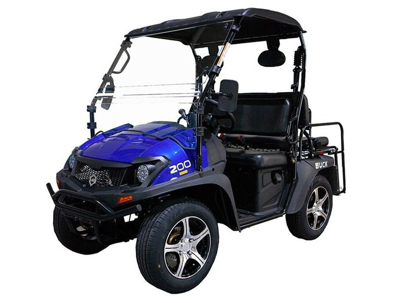 Massimo Buck 200X UTV | 177cc 4-Stroke | 2WD Utility Side-by-Side (Blue)