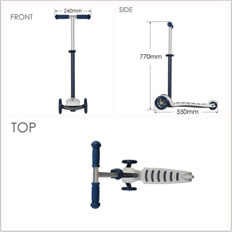 Best Ride On Cars Maserati Scooter | Kids Push Scooter With Lights