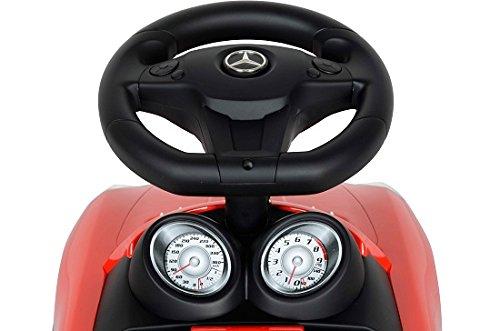 Best Ride On Cars Mercedes Benz Push Car Red | Licensed Toddler Push Ride