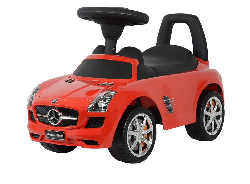 Best Ride On Cars Mercedes Benz Push Car Red | Licensed Toddler Push Ride
