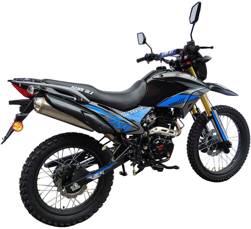 Hawk DLX 250cc Deluxe Street Legal Dirt Bike
