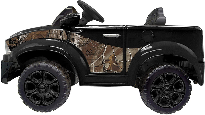 Best Ride On Cars Realtree Truck | 12V Kids Ride-On | Black