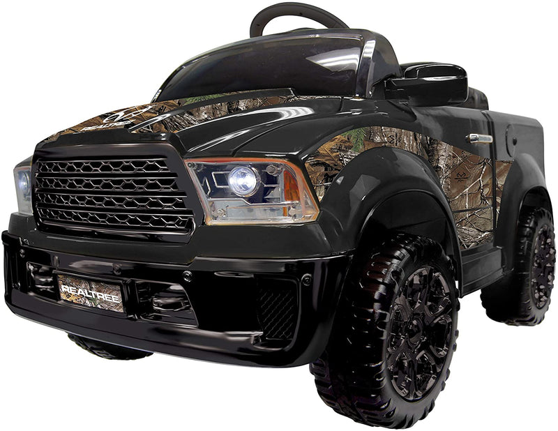 Best Ride On Cars Realtree Truck | 12V Kids Ride-On | Black