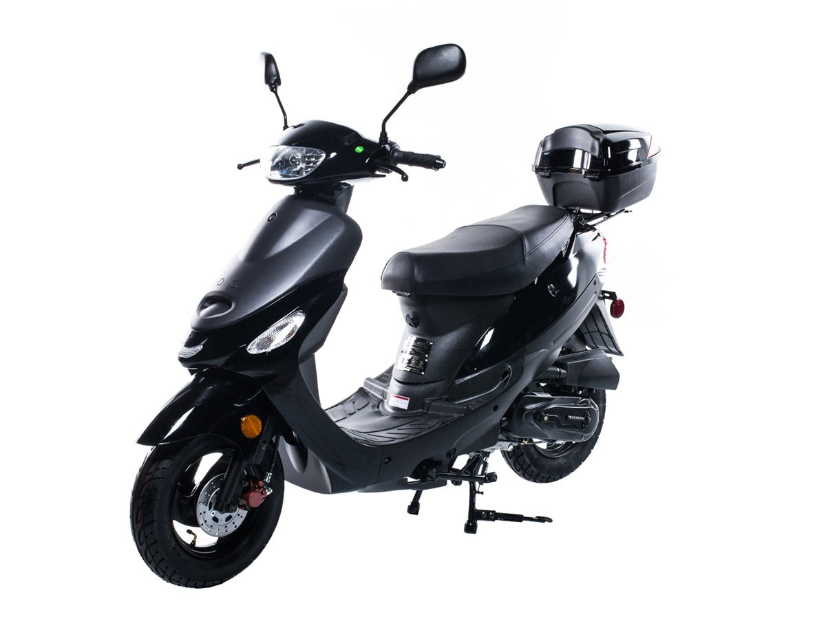 Taotao Pony-50 Gas Street Legal Scooter, Electric With Keys, Kick Start Back Up Scooter