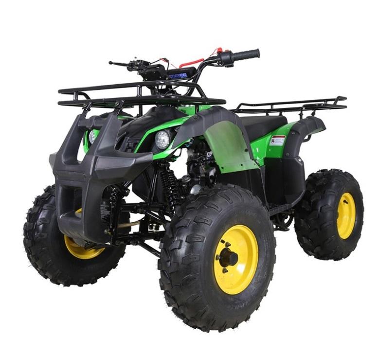 TAO TAO 125cc Utility ATV is Fully Automatic and Reverse, Remote control and Big Alloy Rims and Rugged Tires 19"/18" and Big LED Headlights