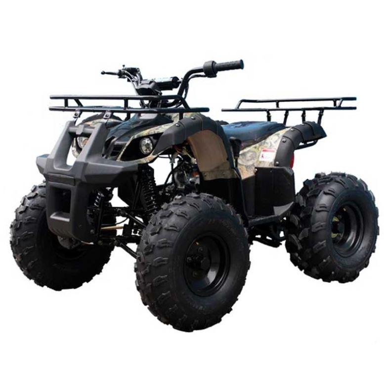 TAO TAO 125cc Utility ATV is Fully Automatic and Reverse, Remote control and Big Alloy Rims and Rugged Tires 19"/18" and Big LED Headlights