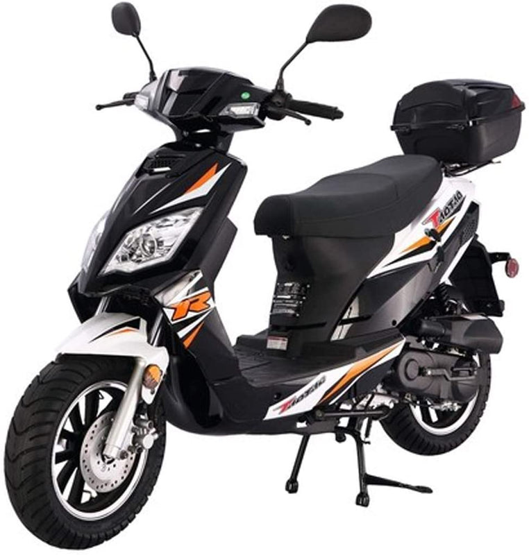 TaoTao Thunder 50cc Moped Scooter | Gas | Street Legal | Matching Trunk