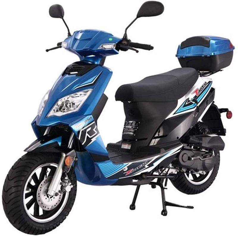 TaoTao Thunder 50cc Moped Scooter | Gas | Street Legal | Matching Trunk
