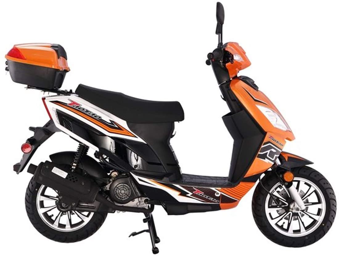 Taotao Thunder 50cc Moped Scooter Gas Street Legal Matching Trunk