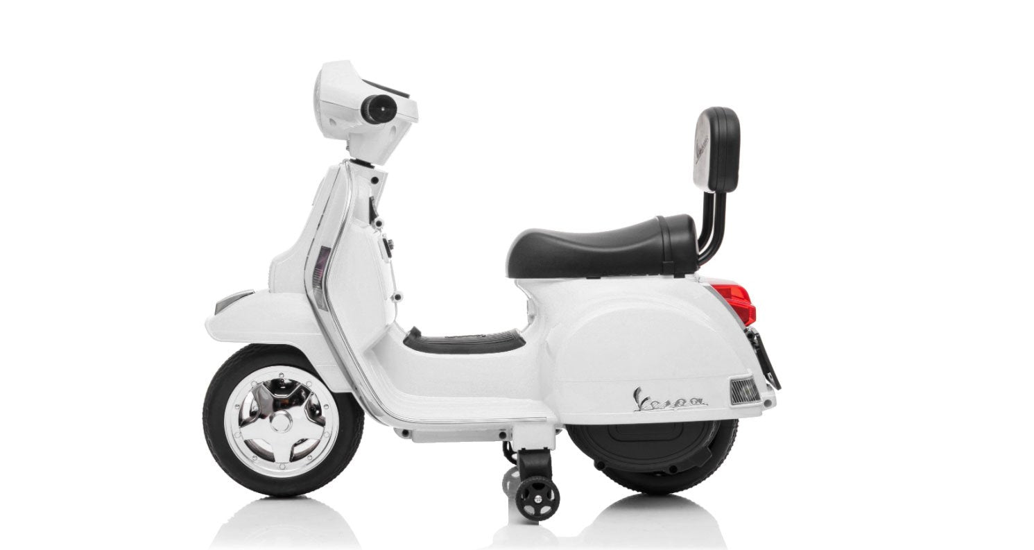 Best Ride On Cars Kids Vespa Scooter 6V With Forward-Backward Witch