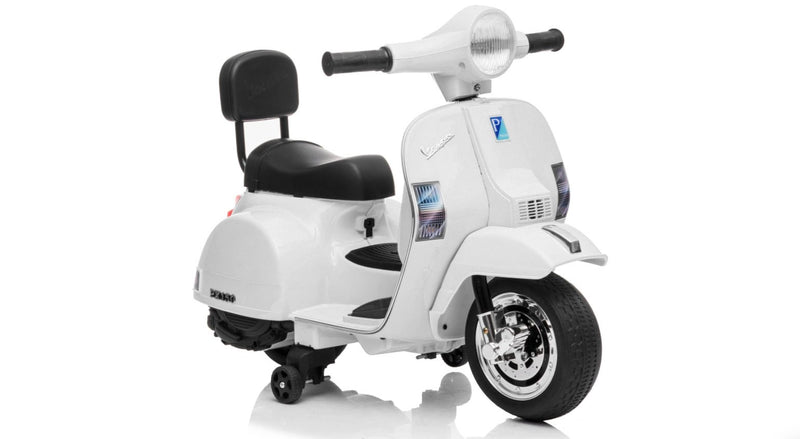 Best Ride On Cars Kids Vespa Scooter | 6V Battery | Training Wheels