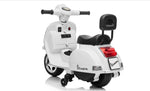 Best Ride On Cars Kids Vespa Scooter | 6V Battery | Training Wheels