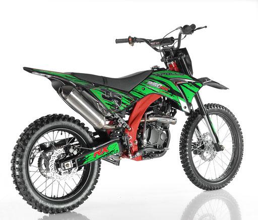 Apollo DB-36 250cc Manual Clutch 5-Speed Dirt Bike (CARB Approved)
