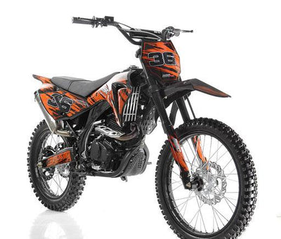 Apollo DB-36 250cc Manual Clutch 5-Speed Dirt Bike (CARB Approved)