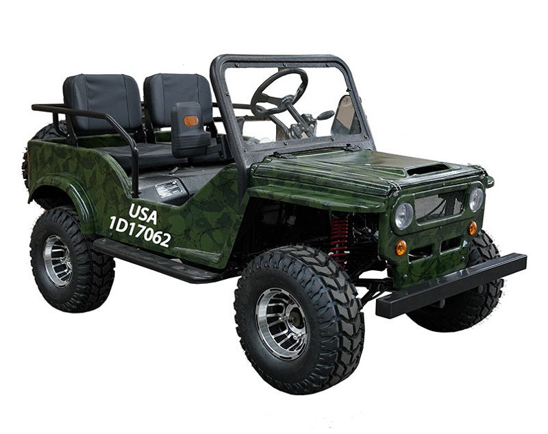 Vitacci Jeep GR2-125 Youth Go-Kart | 125cc Semi-Auto | Reverse Gear