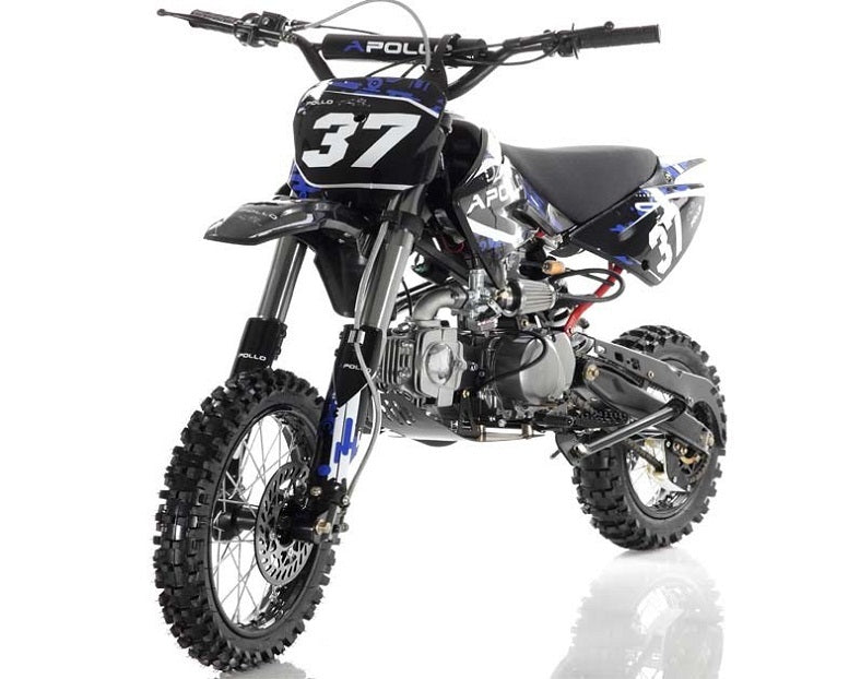 Apollo AGB-37CRF-2 125cc Dirt Bike | Manual Clutch | Big Tires | Youth Pit Bike