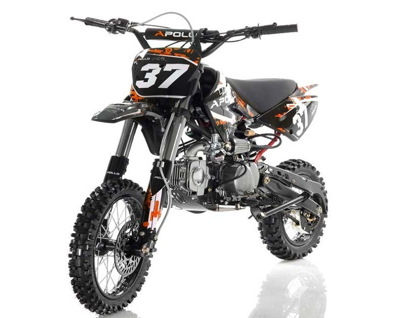 Apollo AGB-37CRF-2 125cc Dirt Bike | Manual Clutch | Big Tires | Youth Pit Bike