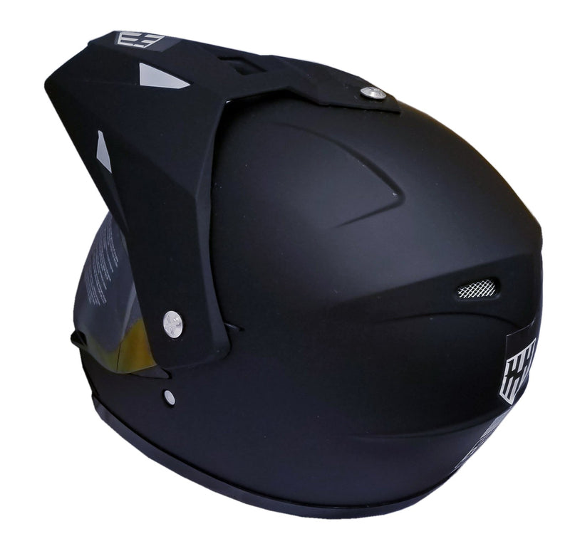 HHH DOT Youth &amp; Kids Helmet | Dirt Bike | ATV | MX | Off-Road | Black