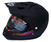 HHH DOT Youth &amp; Kids Helmet | Dirt Bike | ATV | MX | Off-Road | Black
