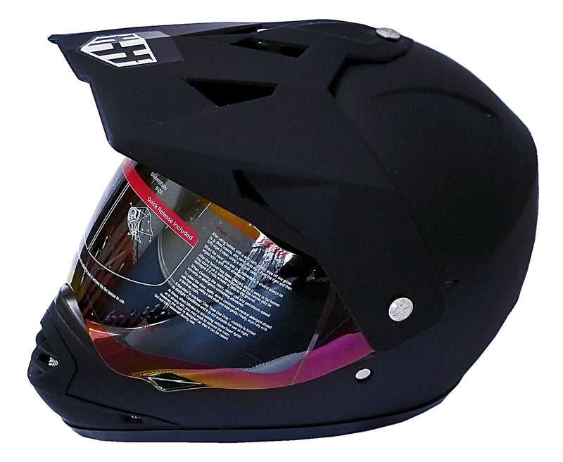 dot youth motorcycle helmet SPARK Certified Motocross Kids Dirt Bike Helmets release system HHH DOT Youth Helmet Black