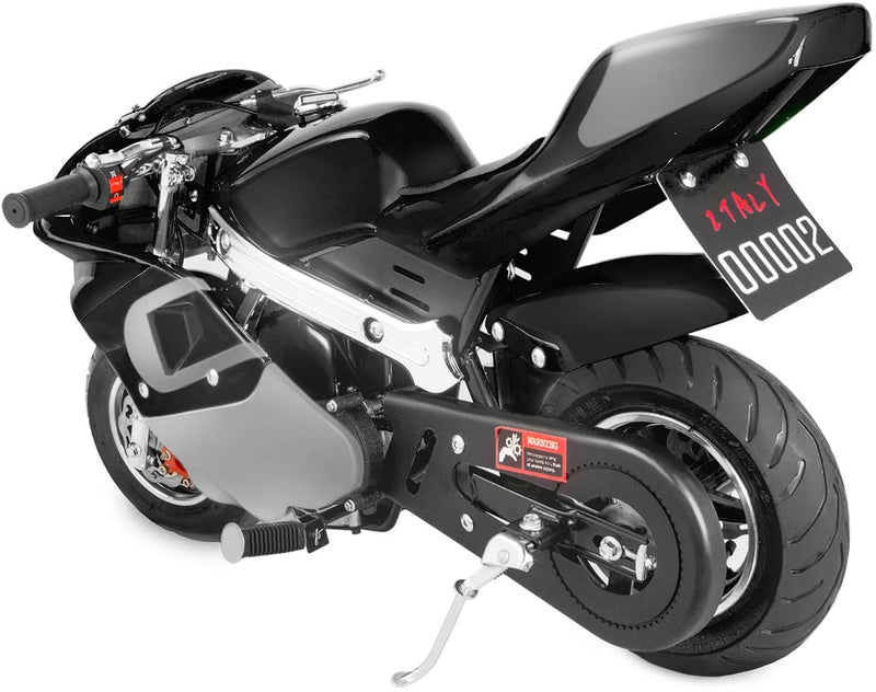 40cc 4-Stroke Pocket Bike | Mini Gas Motorcycle | EPA Approved