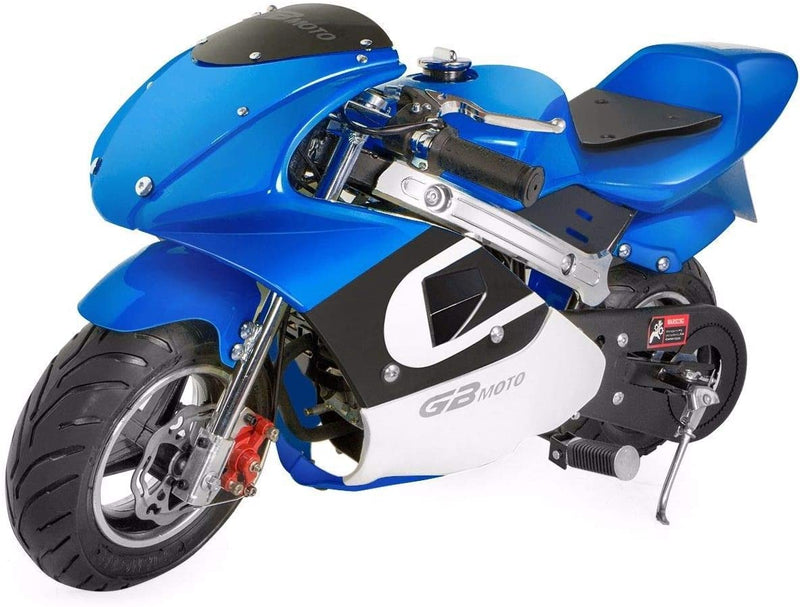 40cc 4-Stroke Pocket Bike | Mini Gas Motorcycle | EPA Approved