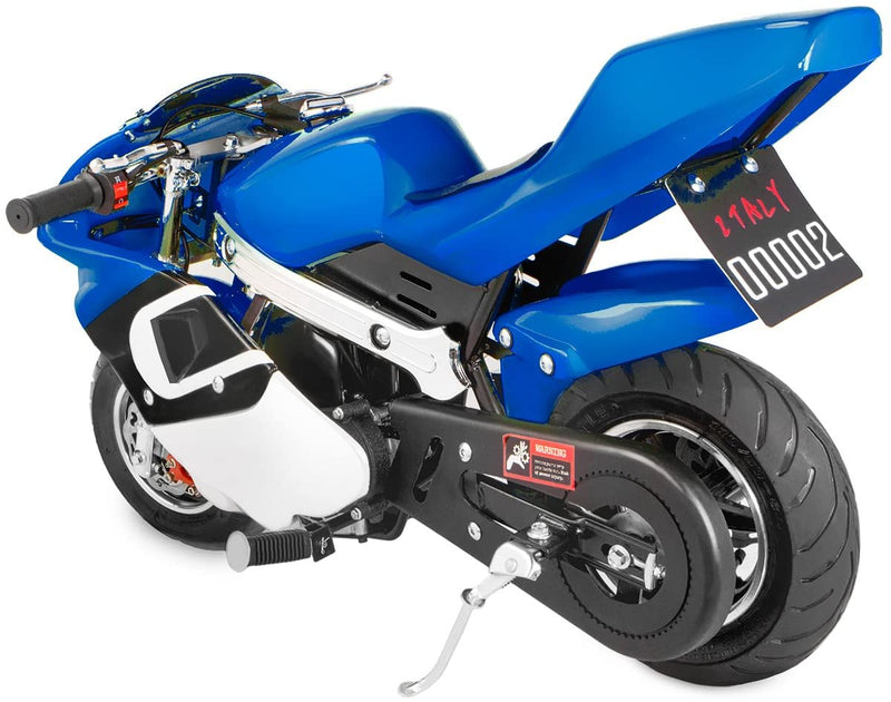 40cc 4-Stroke Pocket Bike | Mini Gas Motorcycle | EPA Approved
