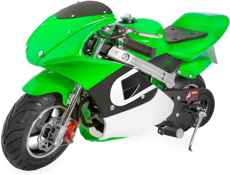 40cc 4-Stroke Pocket Bike | Mini Gas Motorcycle | EPA Approved