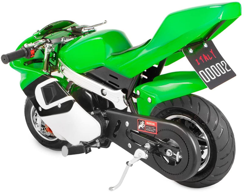 40cc 4-Stroke Pocket Bike | Mini Gas Motorcycle | EPA Approved