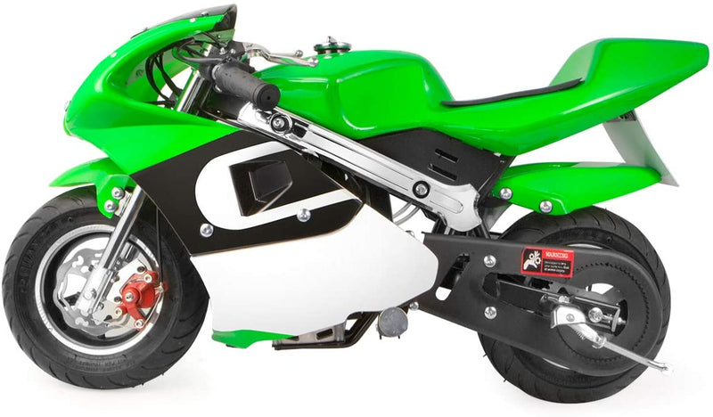 40cc 4-Stroke Pocket Bike | Mini Gas Motorcycle | EPA Approved